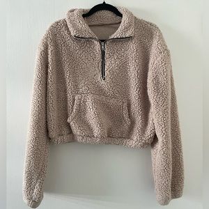 Cropped Teddy Jacket